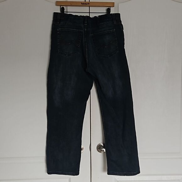 Urban Star Men Relaxed Fit Denim Jeans 38×33 Dark Blue Washed - Picture 4 of 16